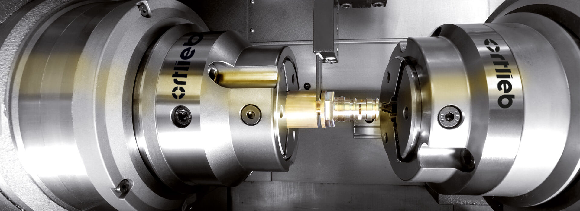 QUADRO Druckspannfutter von Ortlieb für CNC-Drehmaschinen